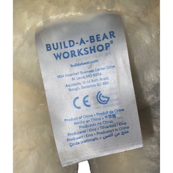 BUILD-A-BEAR WORKSHOP 2019 NATIONAL TEDDY BEAR DAY LIMITED EDITION PLUSH WHITE B - Picture 5 of 6
